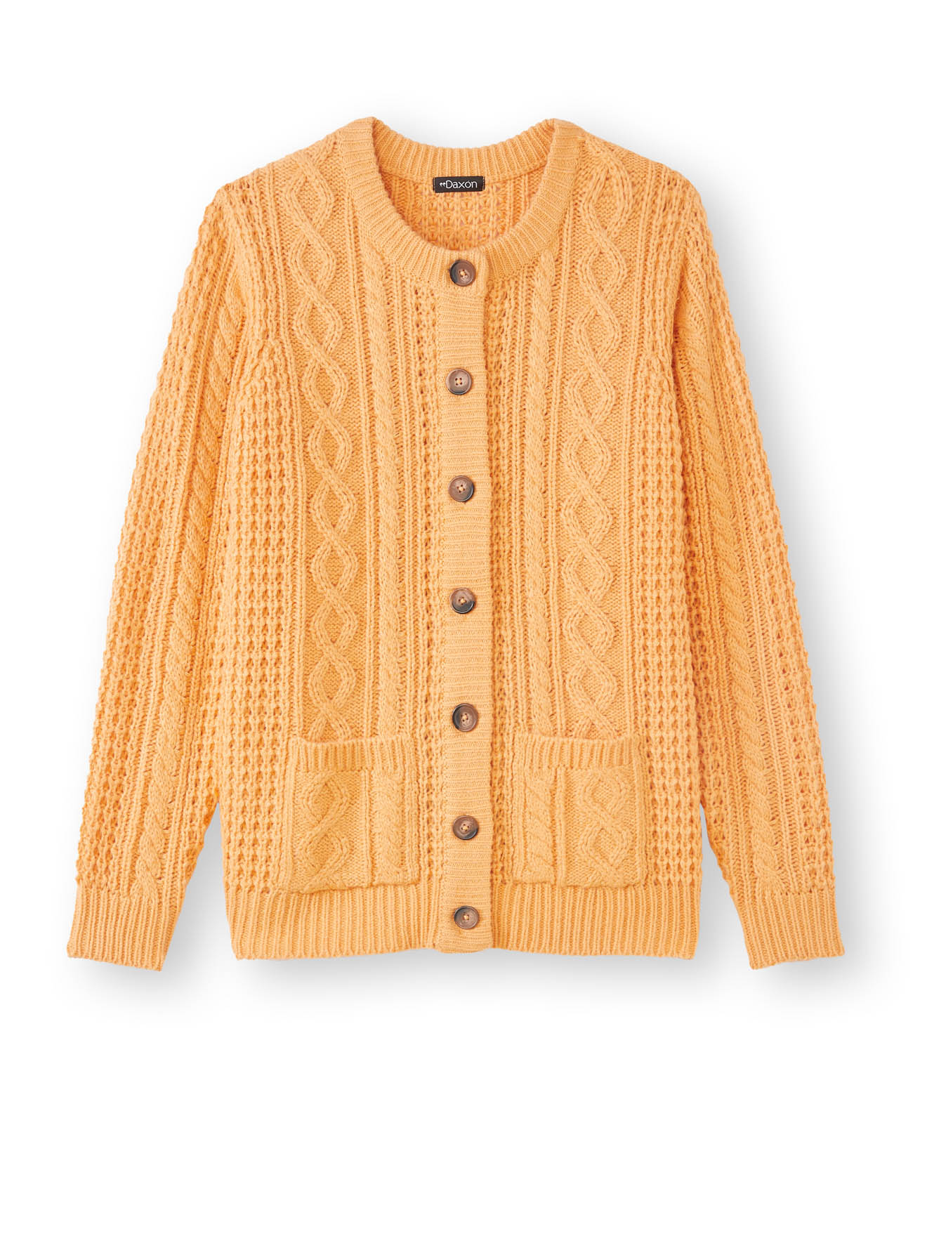 Cardigan torsadé col rond