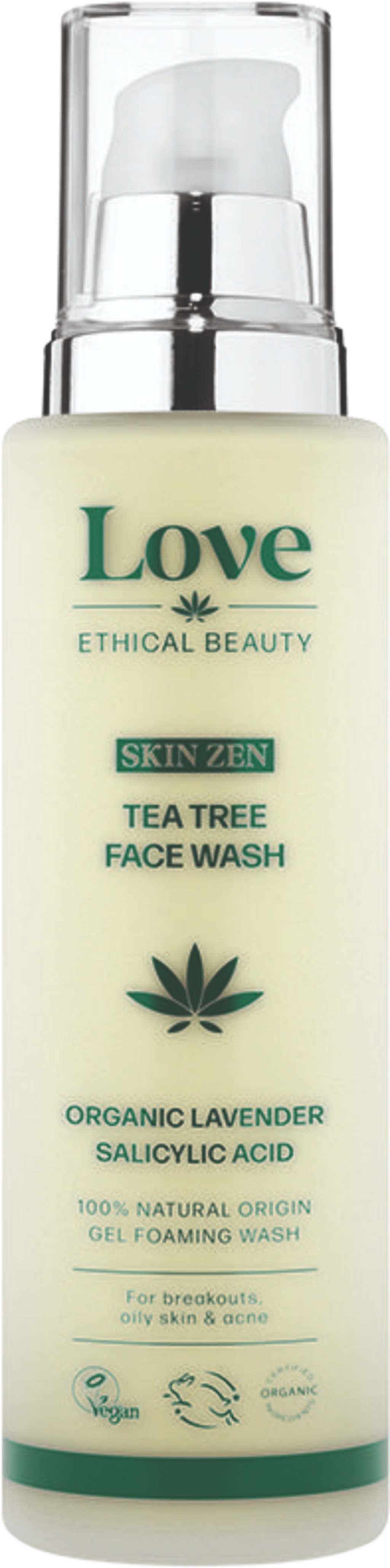 Love Ethical Beauty  Skin Zen Tea Tree Face Wash, 100 g