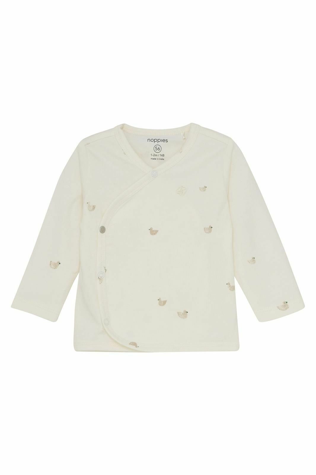 Noppies Longsleeve Nour animals pattern off white