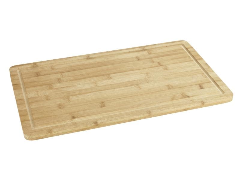 Wenko Herdabdeckplatte 52 x 30 x 1.5 cm Bambus Herdabdeck- und Schneideplatte aus Bambus
