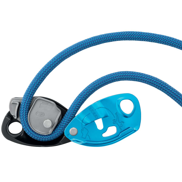Assureur descendeur escalade PETZL GRIGRI BLEU