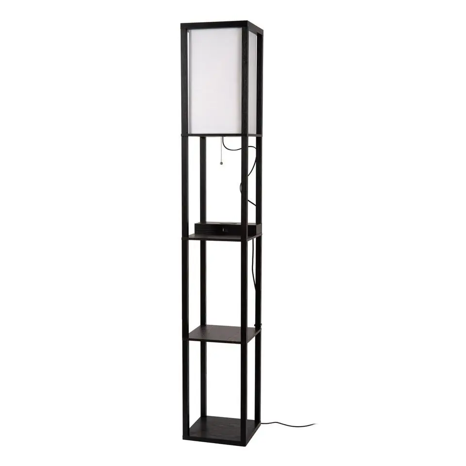 Lucide MENNO Vloerlamp - Zwart