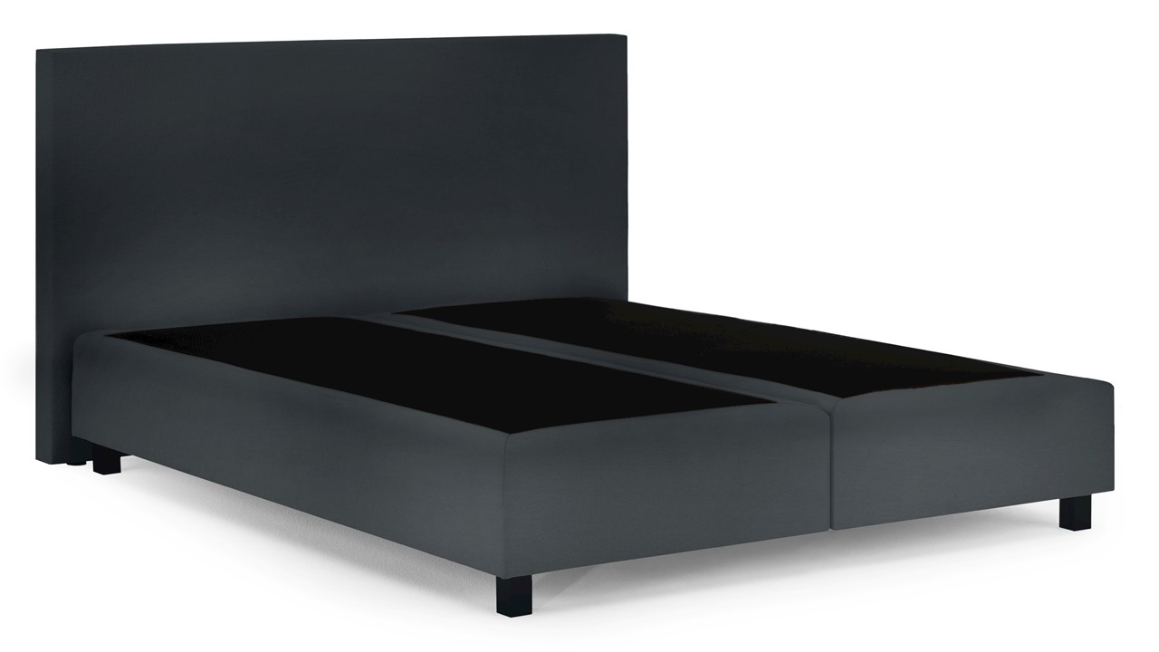 Boxspring Autentik Tunn zonder matras anthracite