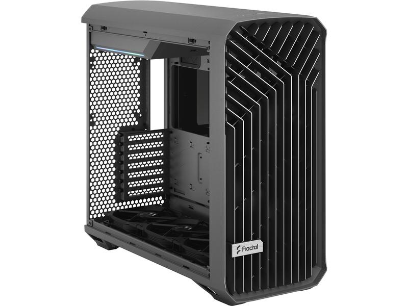 Fractal Design PC-Gehäuse Torrent TG Light Grau Elegantes, kompaktes Big-Tower mit Sichtfenster