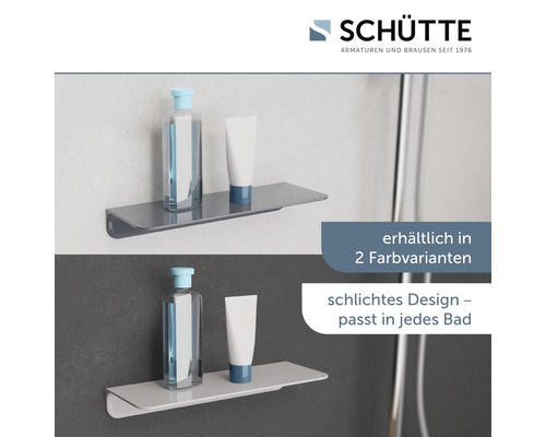 Doucheplank, 35x12,5 cm, wit