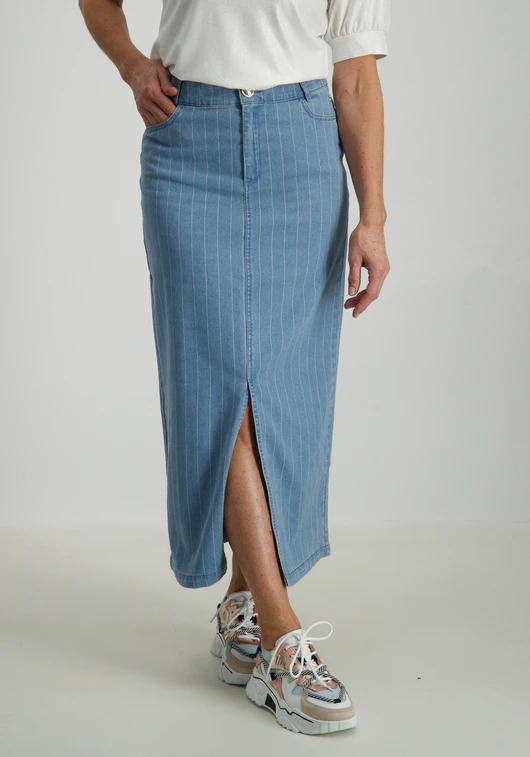 Tramontana Maxi skirt denim C05-15-201
