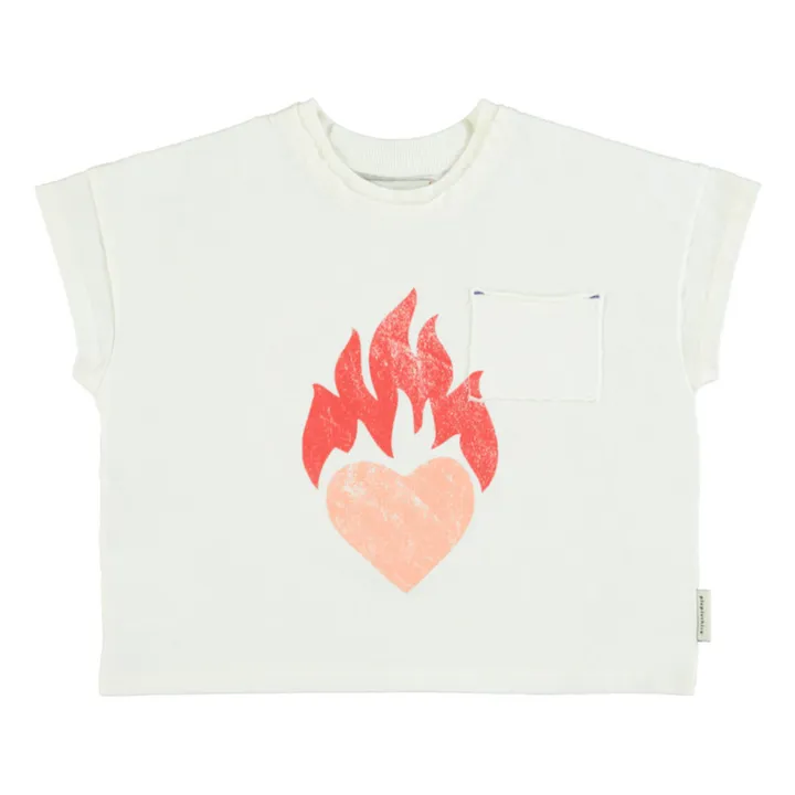 Piupiuchick T-Shirt Cœur | Blanc