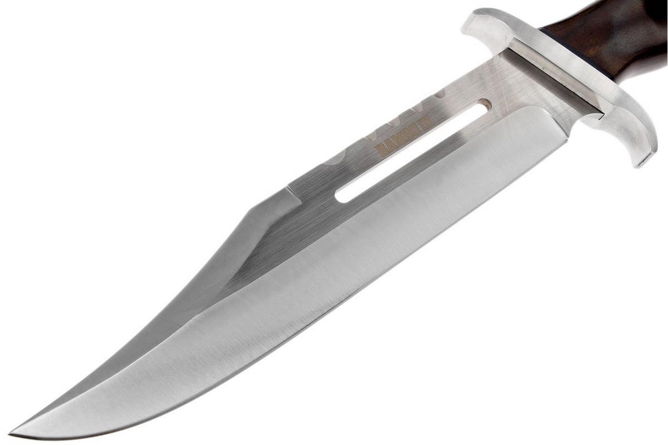 RAMBO knife Rambo 3 Standard Edition met houten handgreep, 9296