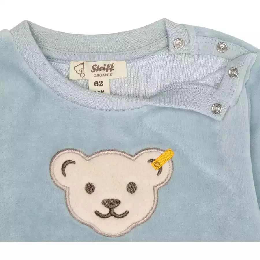 Steiff Sweatshirt GOTS celestial blue