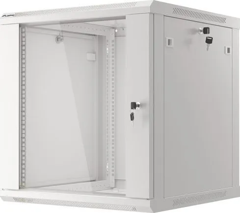 Lanberg - Rack kabinet - vægmonterbar - grå, RAL 7035 - 12U - 19