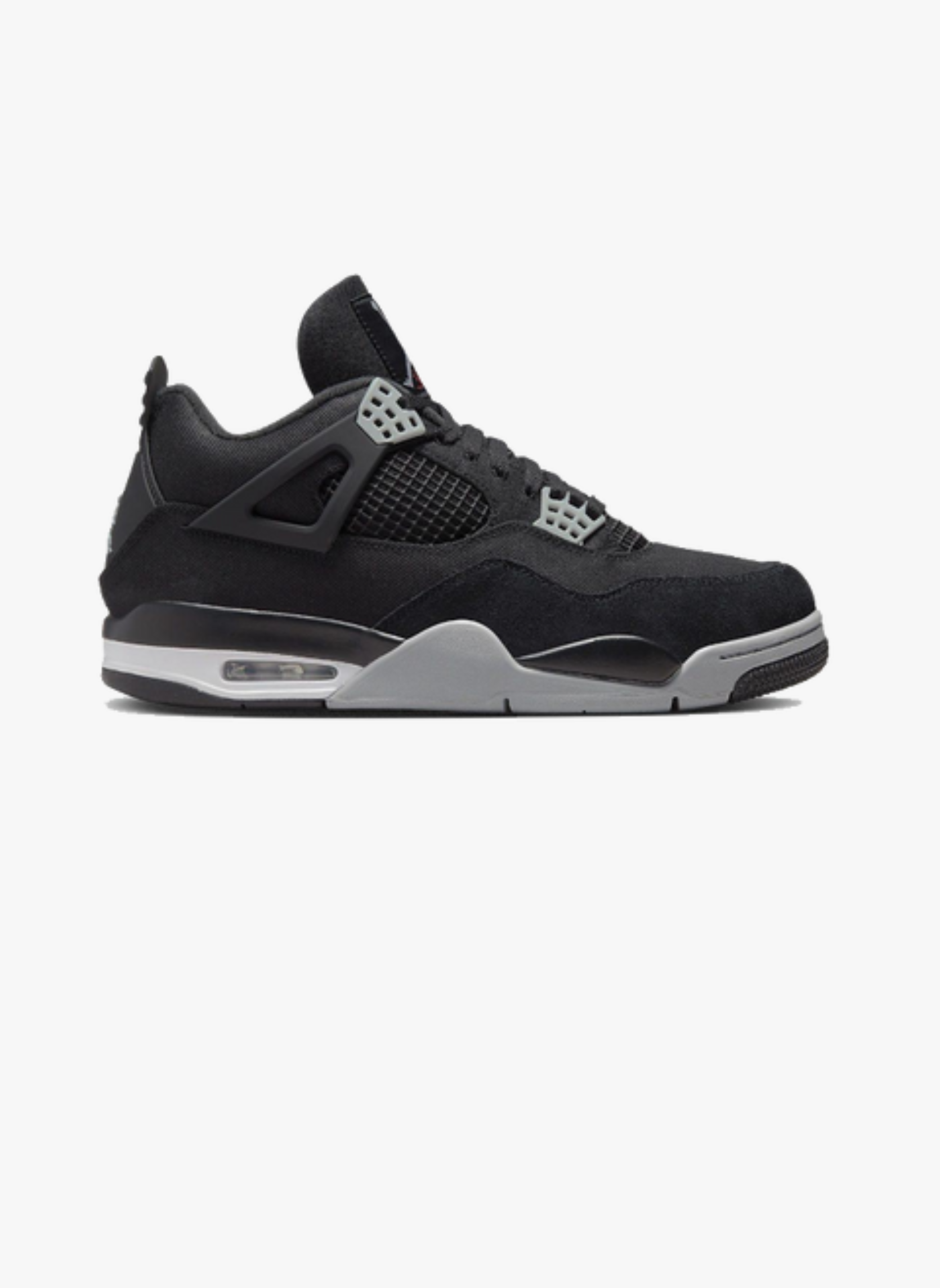 AIR JORDAN 4 - Basket basses en cuir | Noir