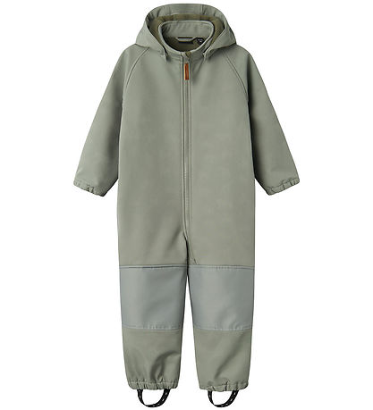 Name It Softshellanzug m. Fleece - NmmAlfa08 - Shadow m. Magisch