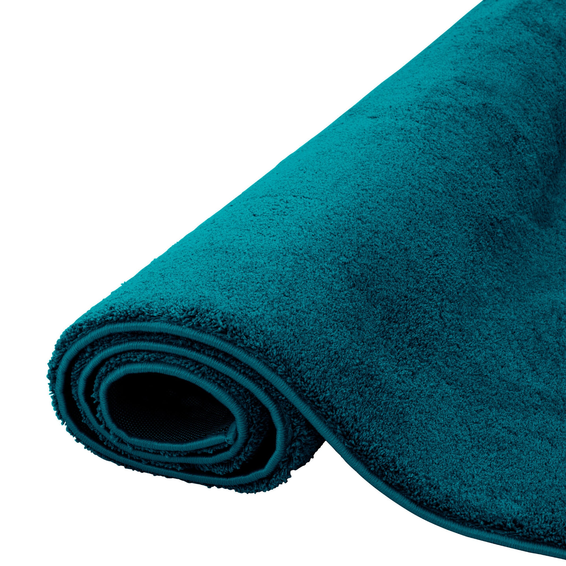 Pergamon Kinderteppich Super Soft Hochflor Silky Kids Petrol