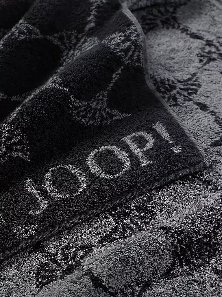 JOOP Saunatuch Cornflower 80x200cm Schwarz schwarz