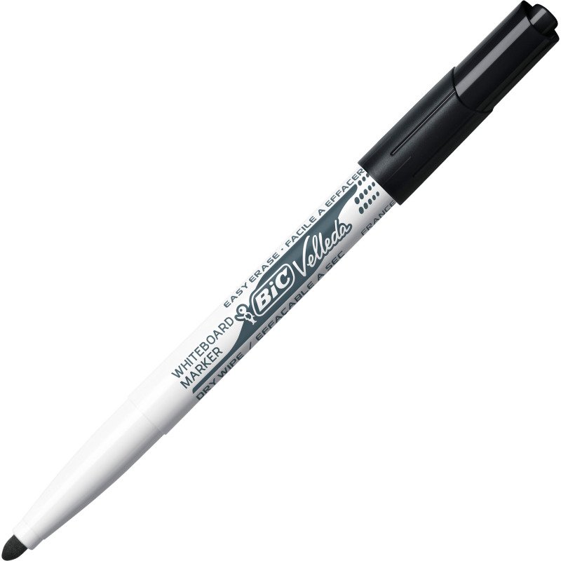 Marqueur effaçable Bic Velleda 1741 pointe ogive 2 mm