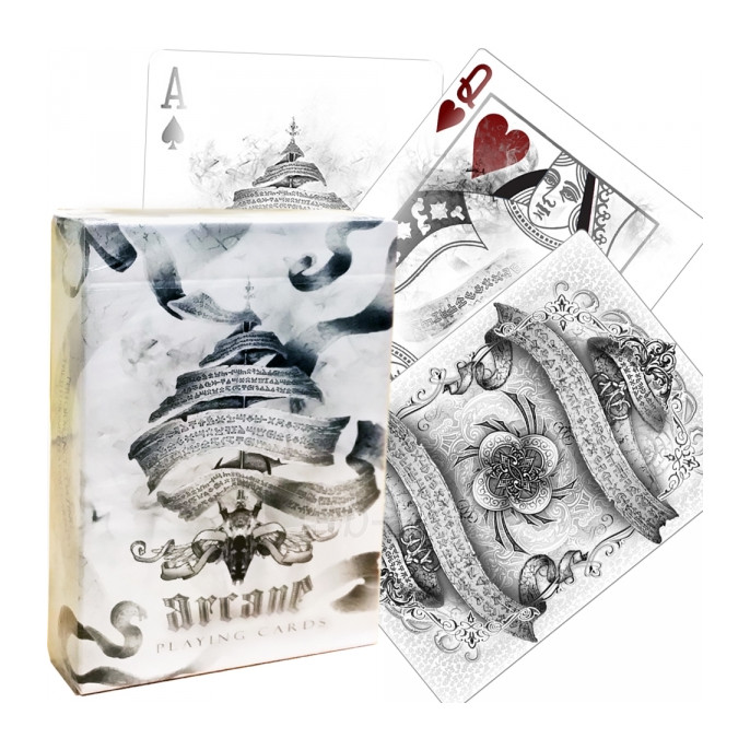 54 Cartes Bicycle Arcane Blanc