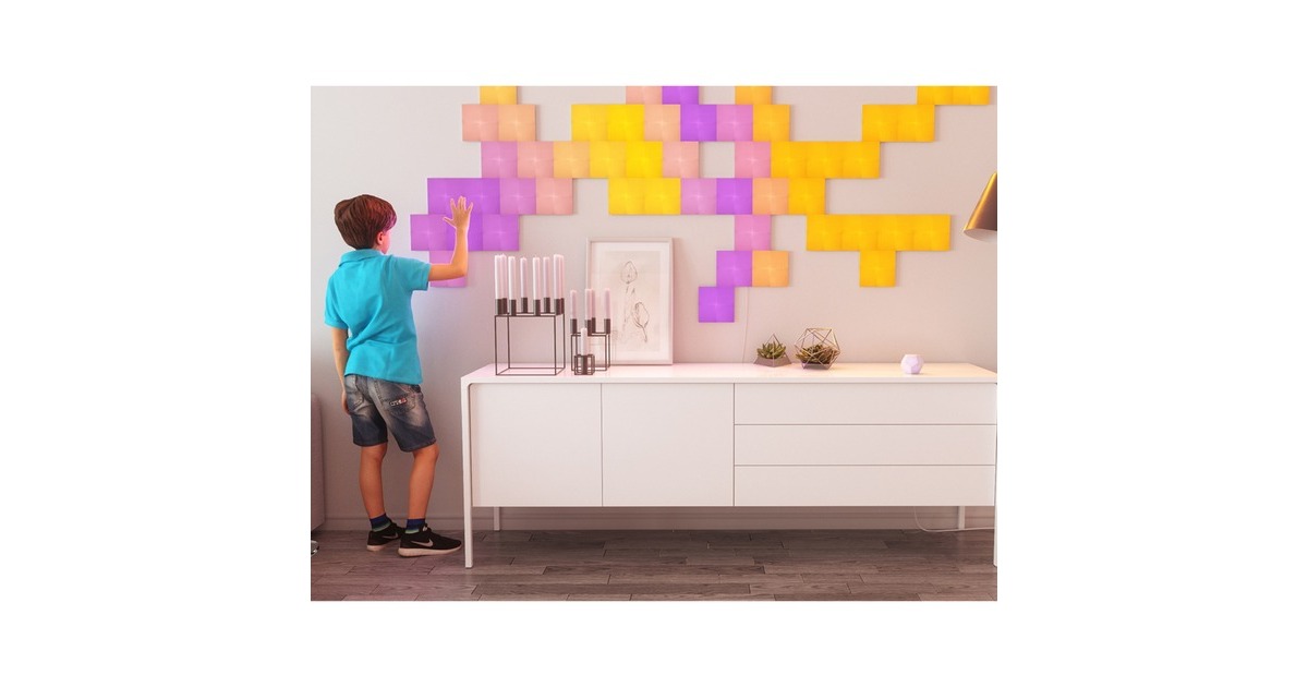 NanoleafCanvas Starter Kit - 9-pack ledverlichting  (1200K - 6500K)