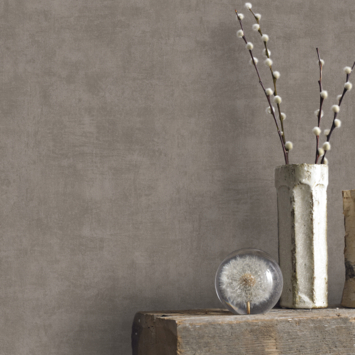 Vliesbehang extra breed Concrete uni cloud (warm grijs) (121315)