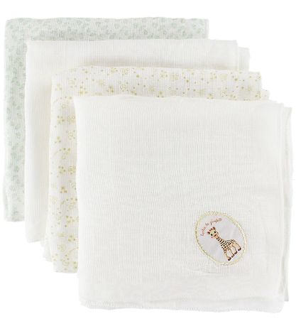 Sophie la Girafe Spucktücher - 4er-Pack - 70x70 - Tier