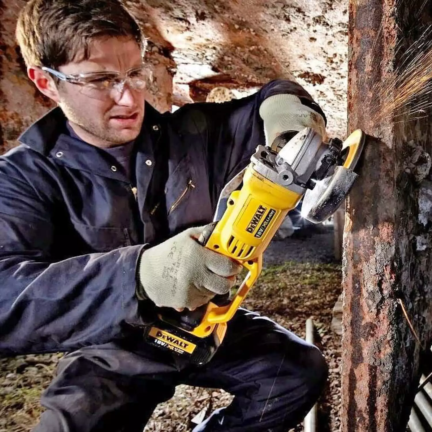 DeWALT DCG412N 18V Li-Ion Accu haakse slijper body - 125mm