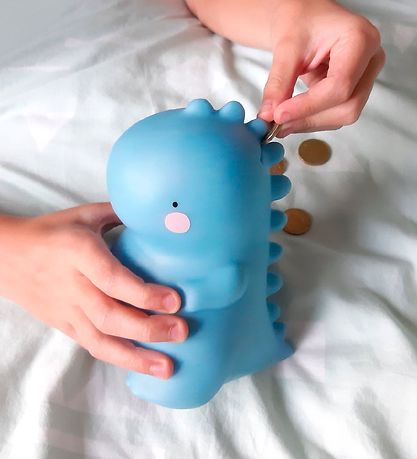 A Little Lovely Company Spareb?sse - T-Rex - Blå
