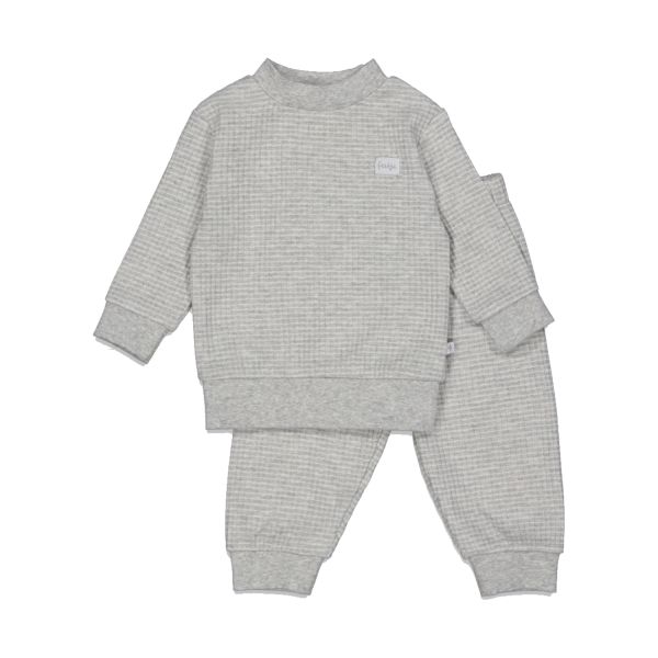 Feetje Wafel Pyjama Grijs Melee Mt. 62