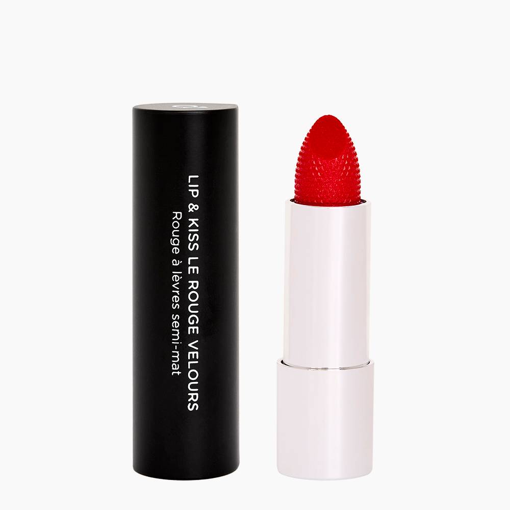 Lip & kiss - Rouge à lèvres pailleté rouge