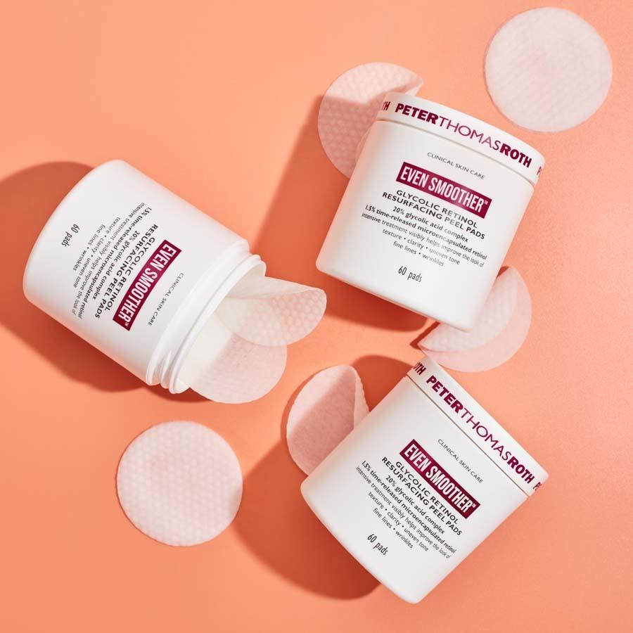 Peter Thomas Roth Even Smoother™ Glycolic Retinol Resurfacing Peel Pads 60pcs