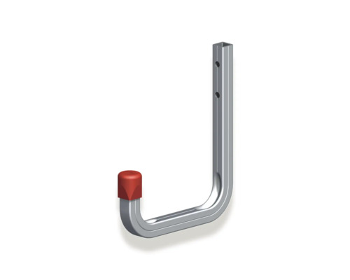 Alfer wandhaak type 3, draagvermogen 35 kg, D 80 x H 120 mm, blank aluminium