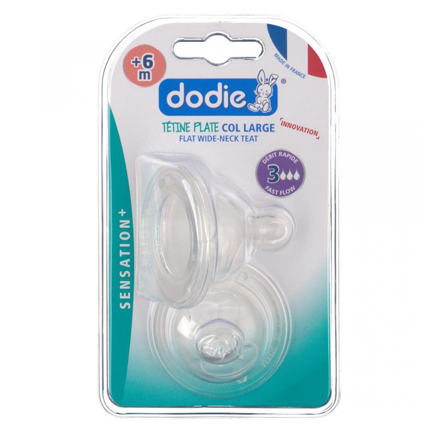 Set de 2 tétines Sensation+ débit 3 - Silicone 6m+