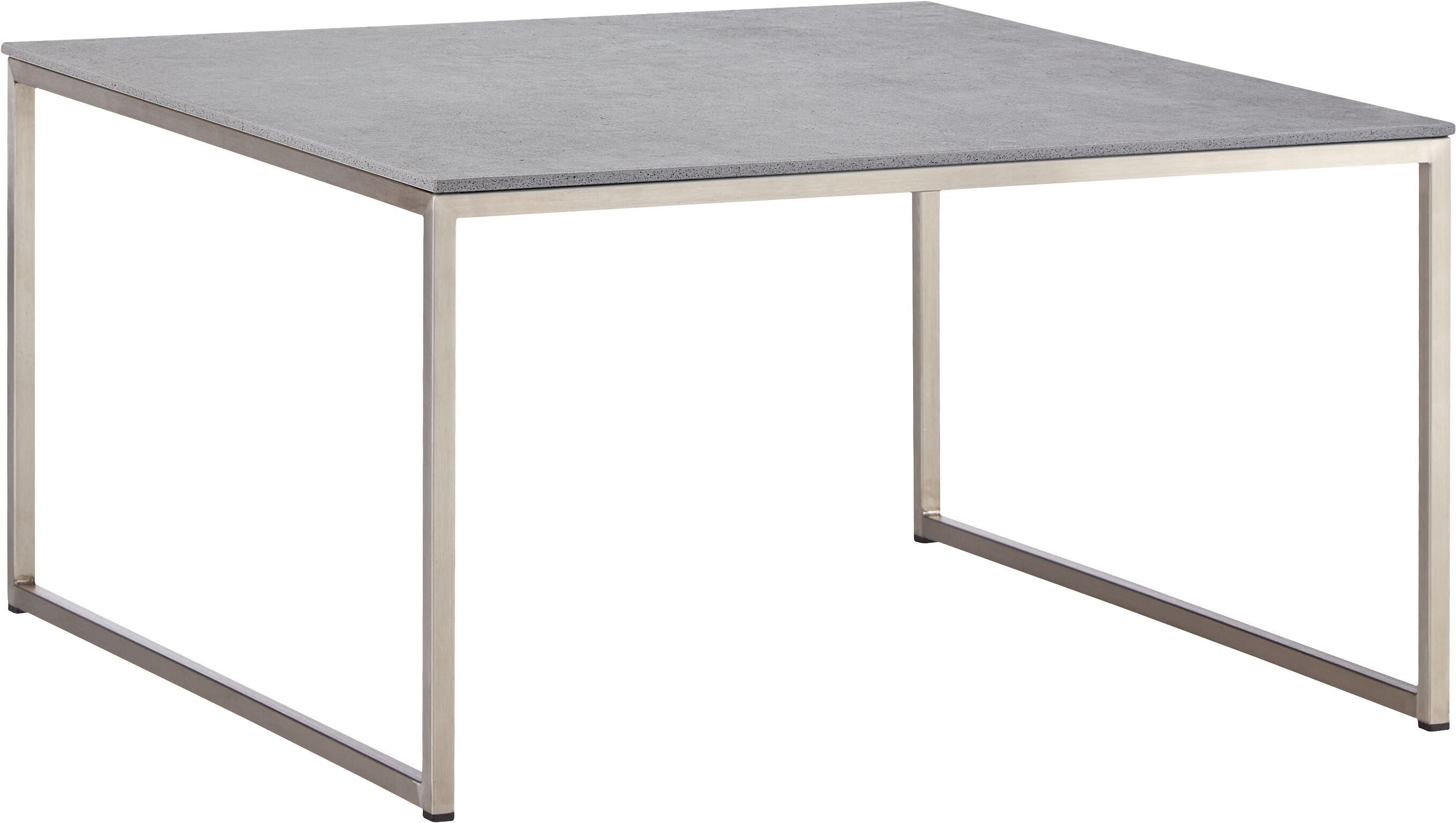 AVEA Salontisch - Kreta / Edelstahl / B: 65.0 cm x T: 65.0 cm x H: 35.8 cm