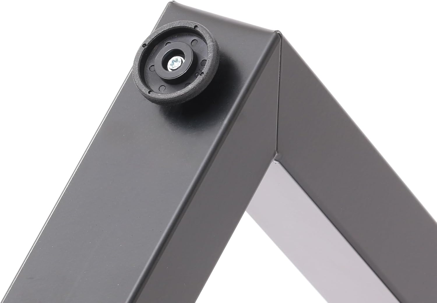 Bankgestell Sitzbank Bank Stuhl Esstisch Sitzecke Metall DIY Gestell Gartenbank (2er-Set, Schwarz matt RAL 9005)