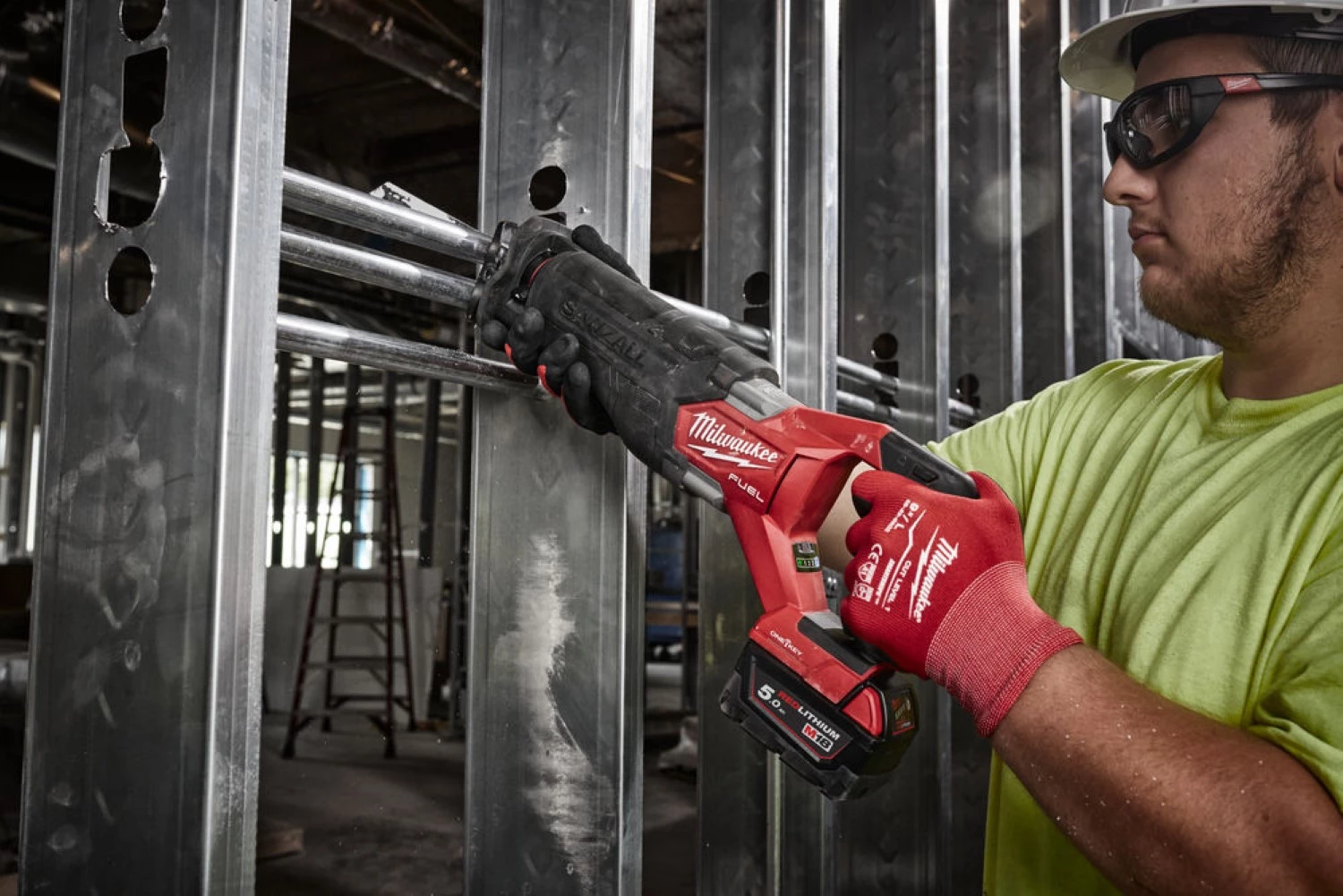 Milwaukee M18 ONEFSZ-502X Li-Ion accu Reciprozaag set (One-Key)