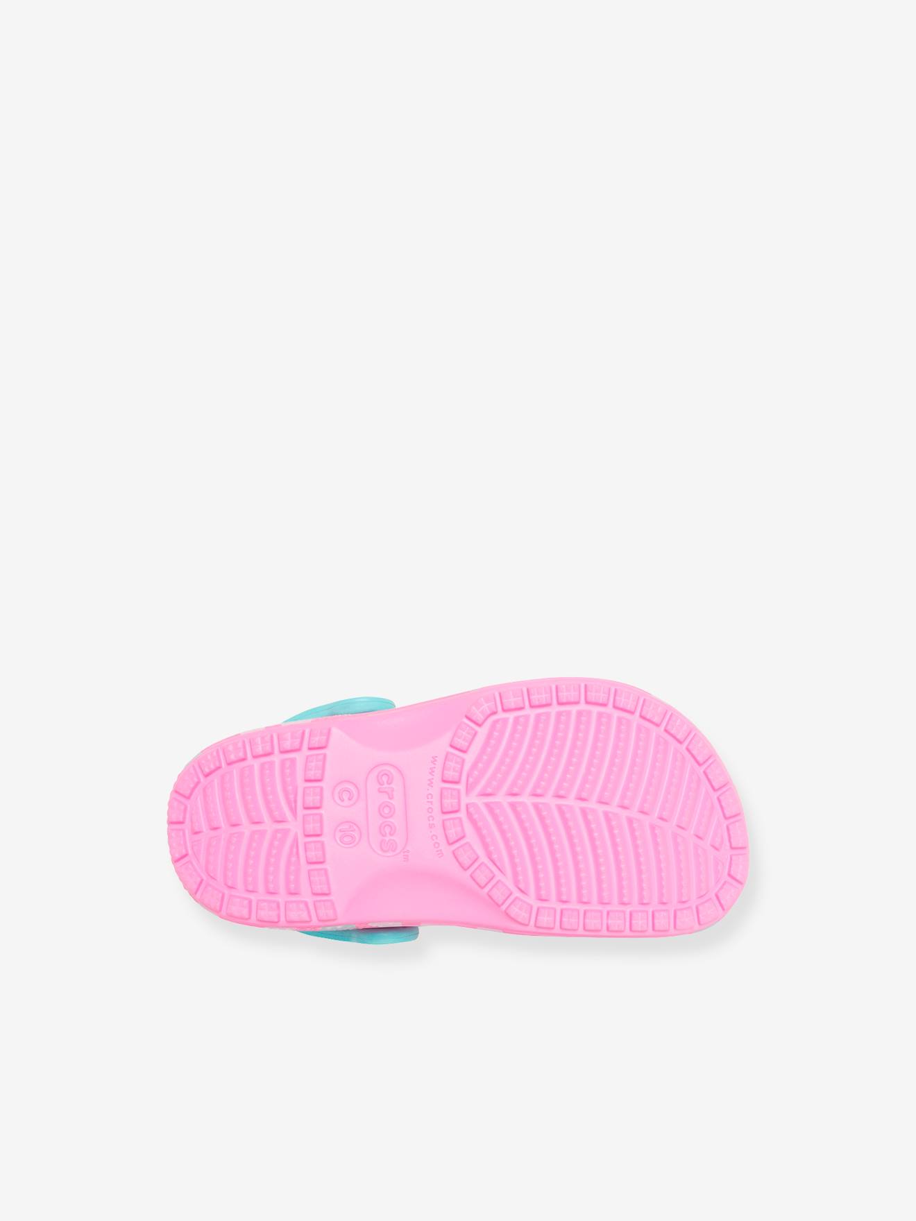 Tamancos Baby CroCS™ Classic Easy Icon, estampa azul escura