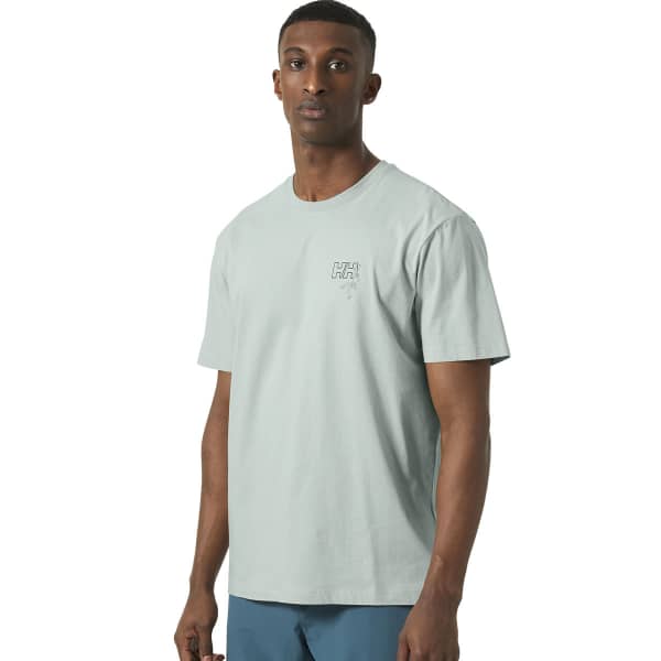 T-shirt HELLY HANSEN F2F ORGANIC COTTON TEE 2.0 GREEN MIST