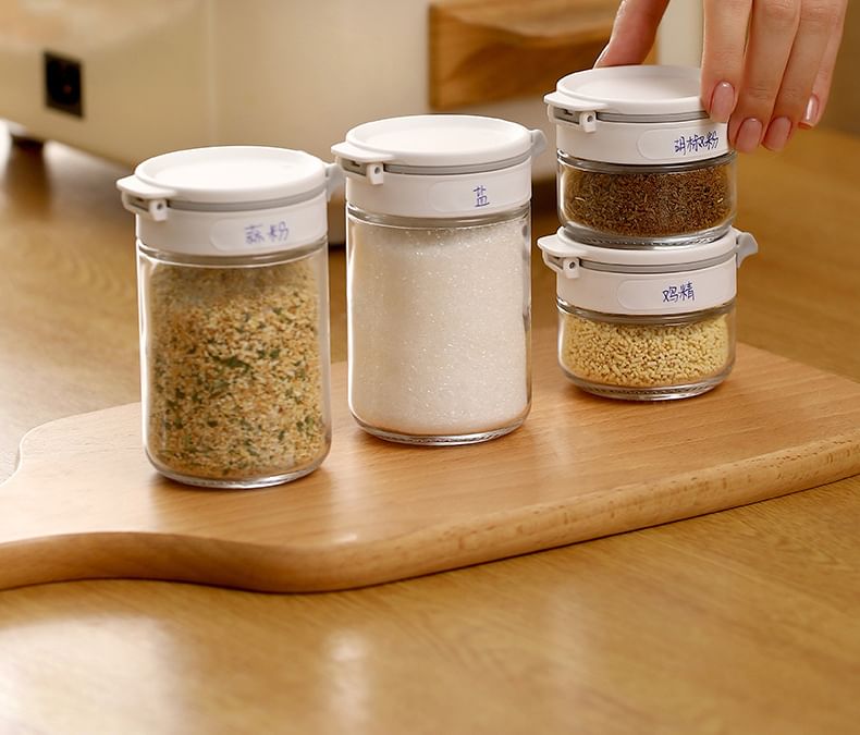 PIXON - Glazen kruidenpot