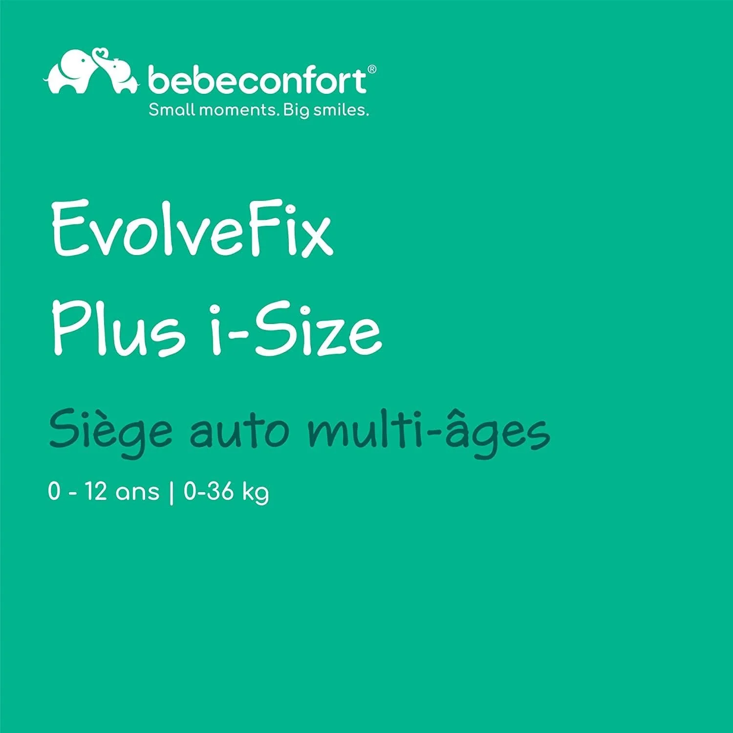 Bebeconfort EvolveFix Plus i-Size siège auto ISOFIX 0–12 ans, pivotant, protection