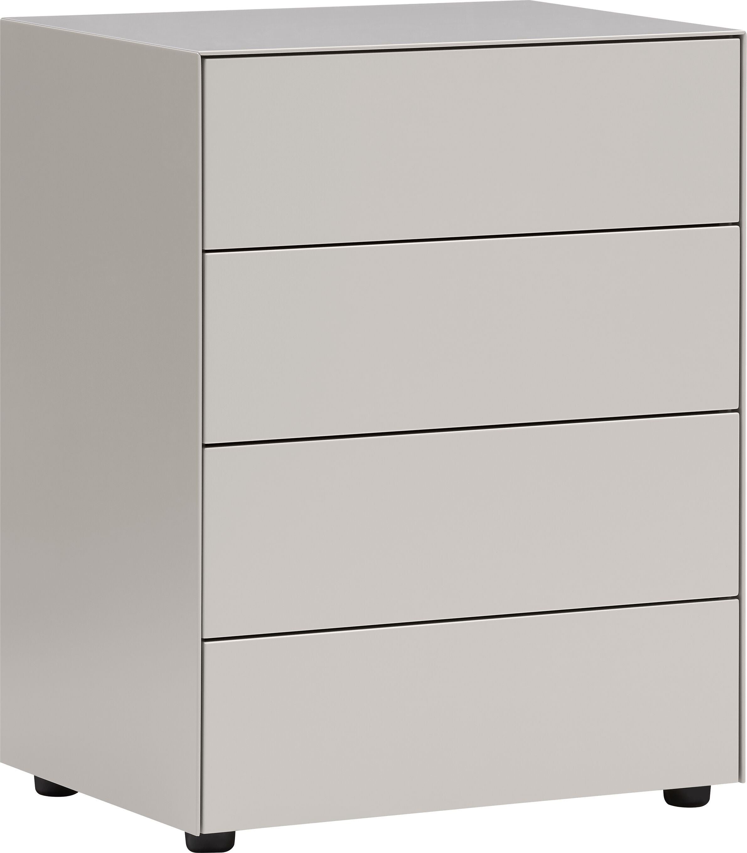 LUX Kommode - Taupe / B: 60.0 cm x T: 46.0 cm x H: 74.5 cm