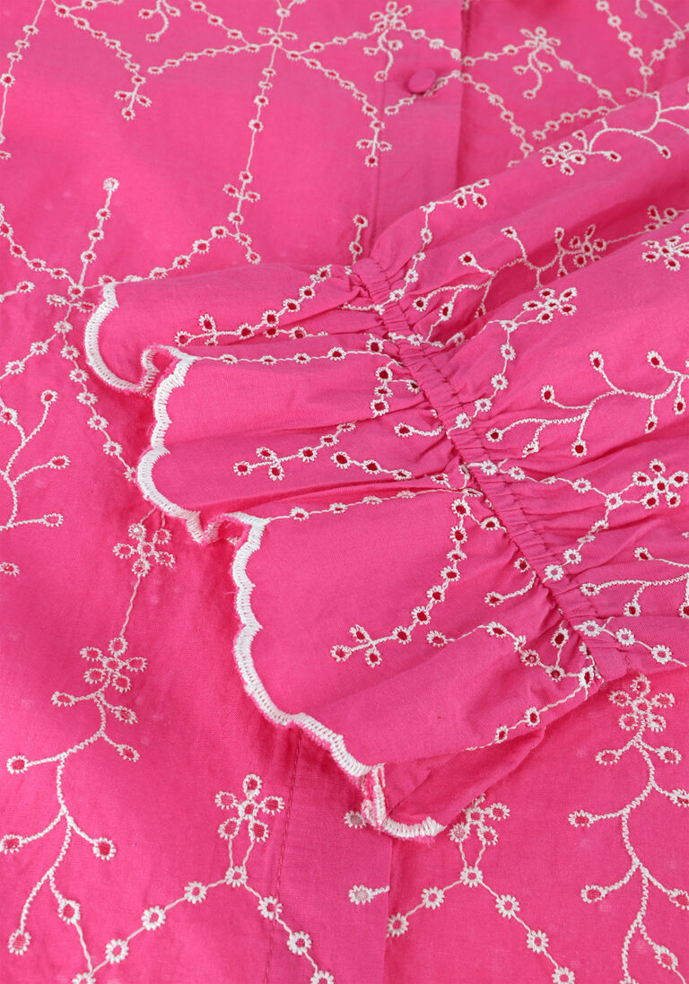 Y.A.S. roze y.a.s. blouse yasmalura 3/4 shirt