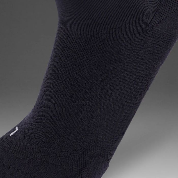 2XU Unisex Strømper Vectr Reflective Crew Socks Sort