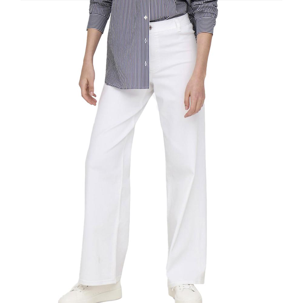 JDY Jean Loose Fluide Blanc Femme JDY Iris