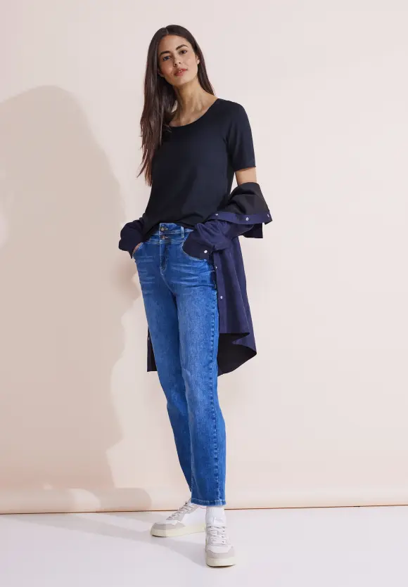 Basic T-Shirt - deep blue