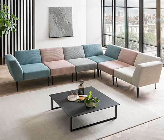 DOMO collection Sessel »Karlsborg Leif55«, grau