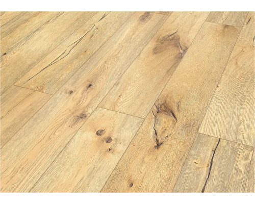 Vinylvloer GREEN VINYL natuur gebarsten eiken plank klikverbinding 1290 x 173 x 4,0 mm