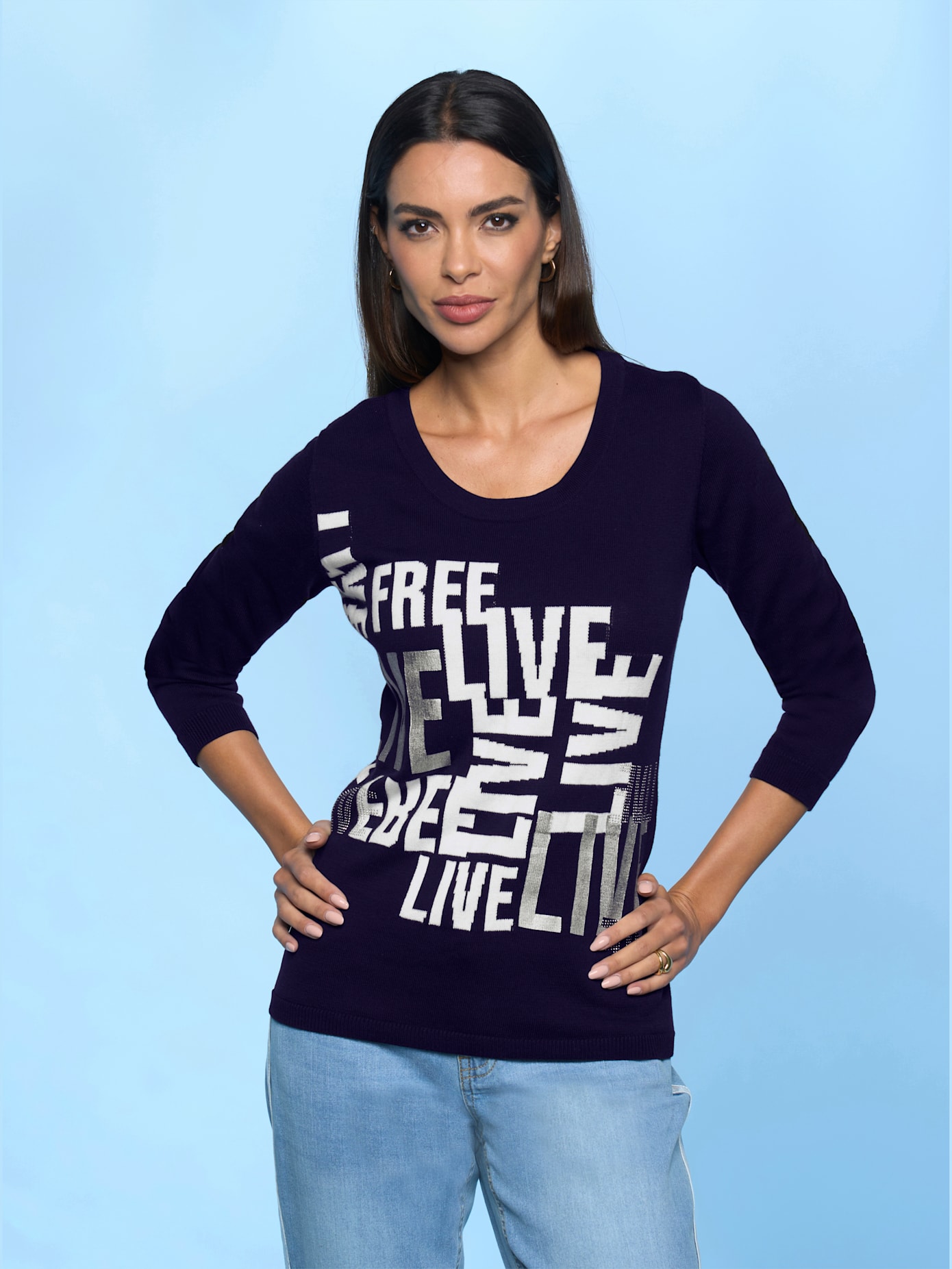 Pull superbe motif jacquard