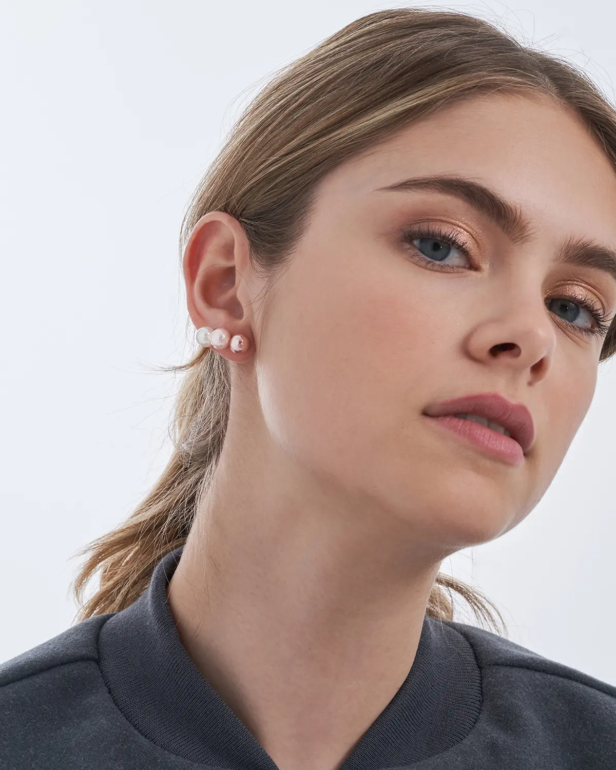 Ohrstecker-Set - Rosa Pearl