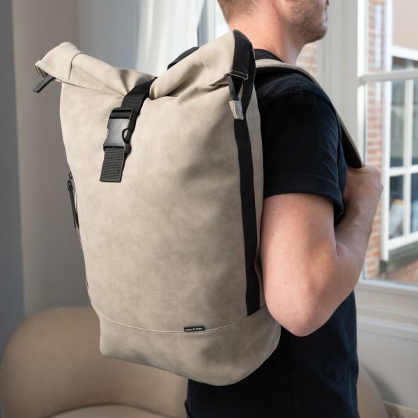 NNorländer Rol Rugtas - Nubuck - Taupe