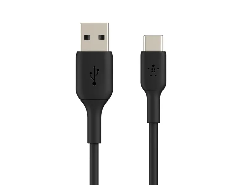 Belkin BoostCharge - USB-kabel - 24 pin USB-C (han) til USB (han) - 2 m - sort