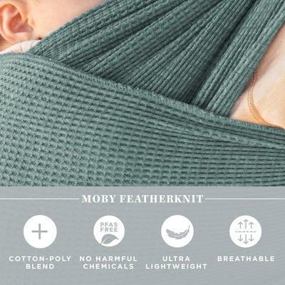 Moby Waffle Knit Bæresjal, Saguaro