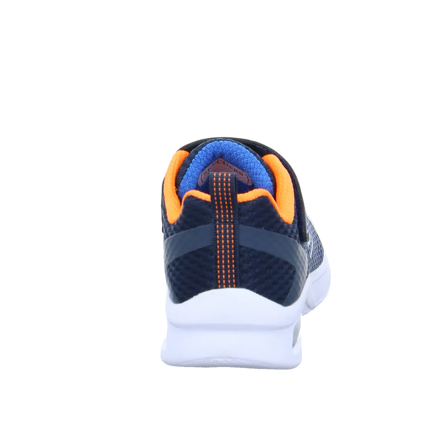 SKECHERS Jungen-Halbschuh Klett Blau Textil  Sneaker